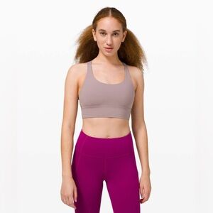 Lululemon Energy Longline Bra Violet Verbena Size 8